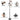 Farmhouse Tree Floor Lamp;  68 Inch 3 Lights Wood Standing Lamp